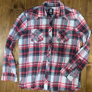 Flannel long sleeve button down
